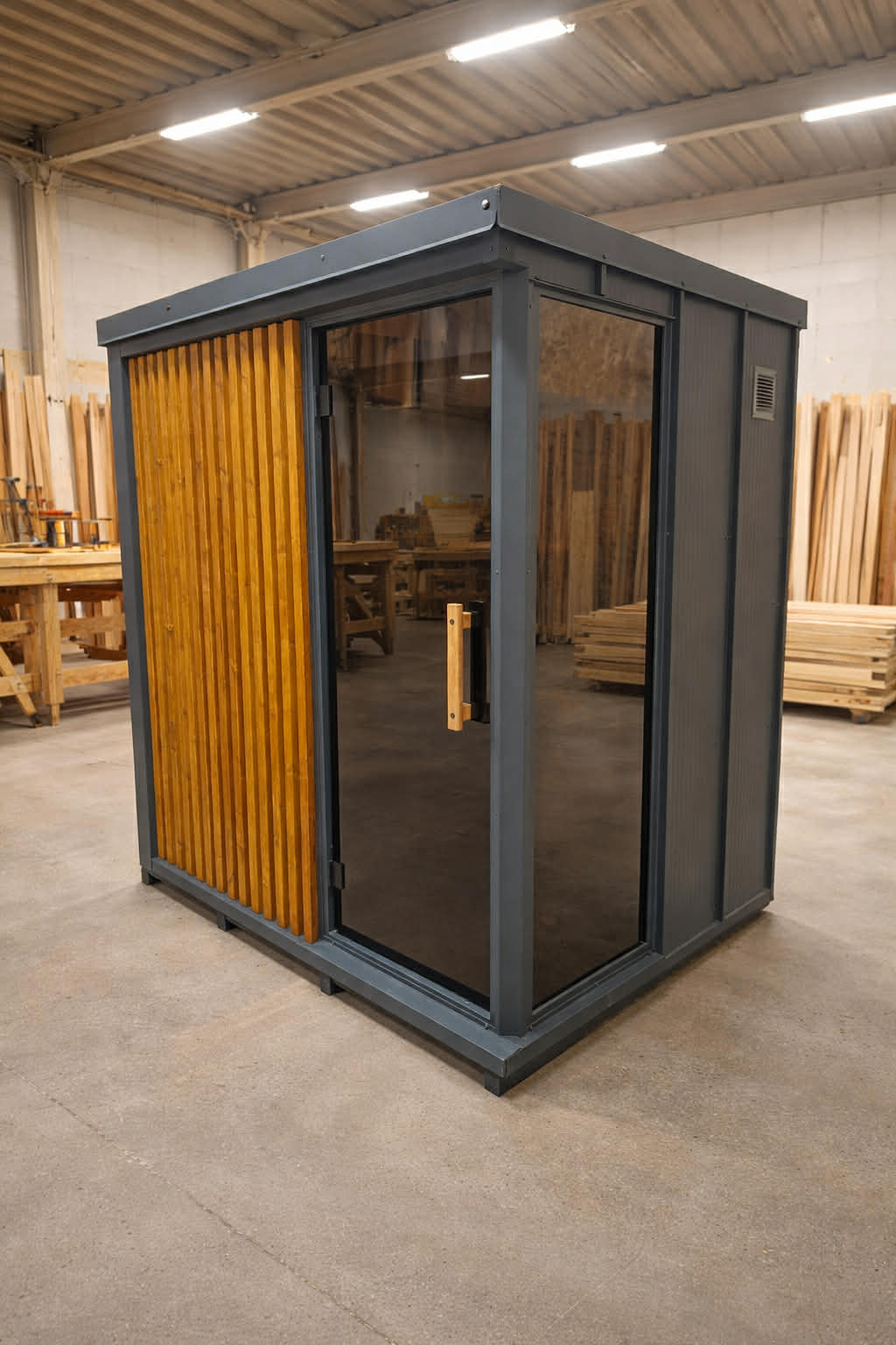 Sauna ogrodowa STEEL CORNER - zdjęcie 1