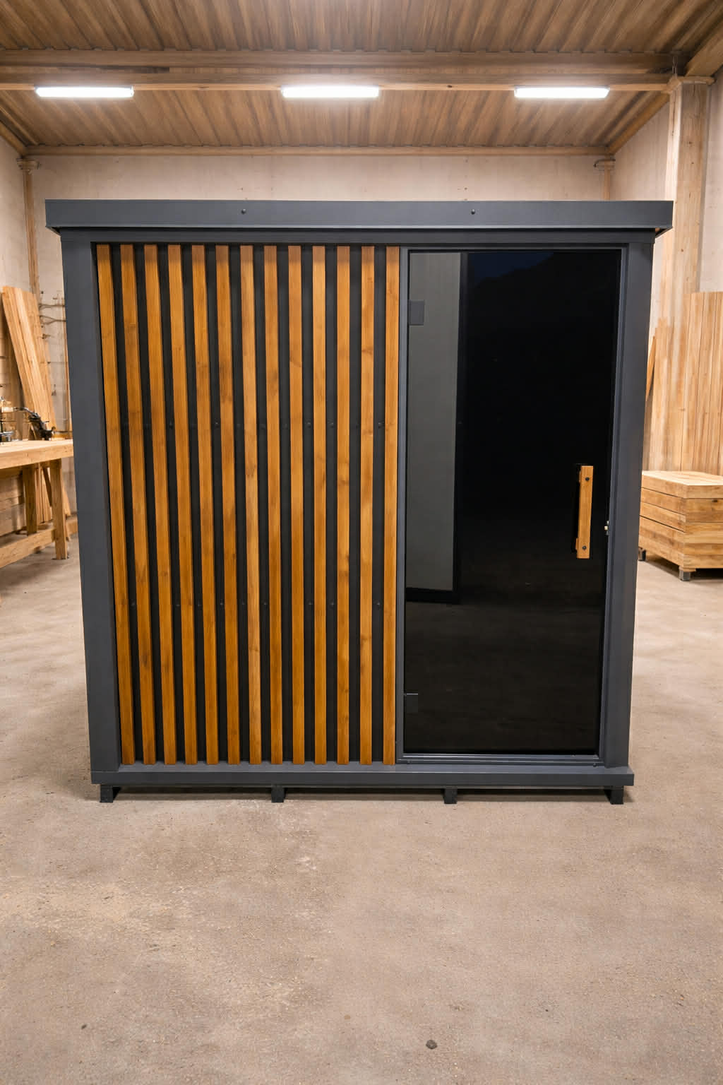 Sauna ogrodowa STEEL CORNER - zdjęcie 2